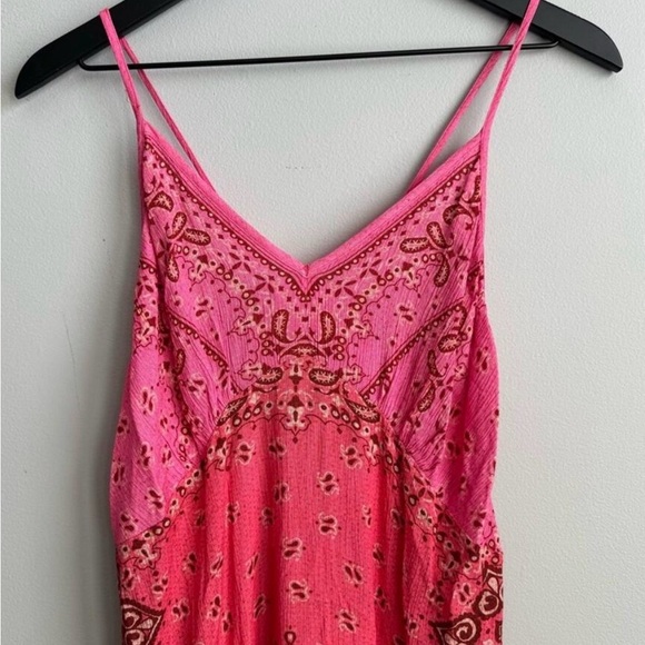 Anthropologie Pink and Orange Maxi Dress - Picture 5 of 12